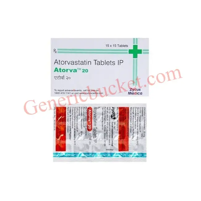 Atorva 20mg Tablet-ink Atorva 20mg Tablet