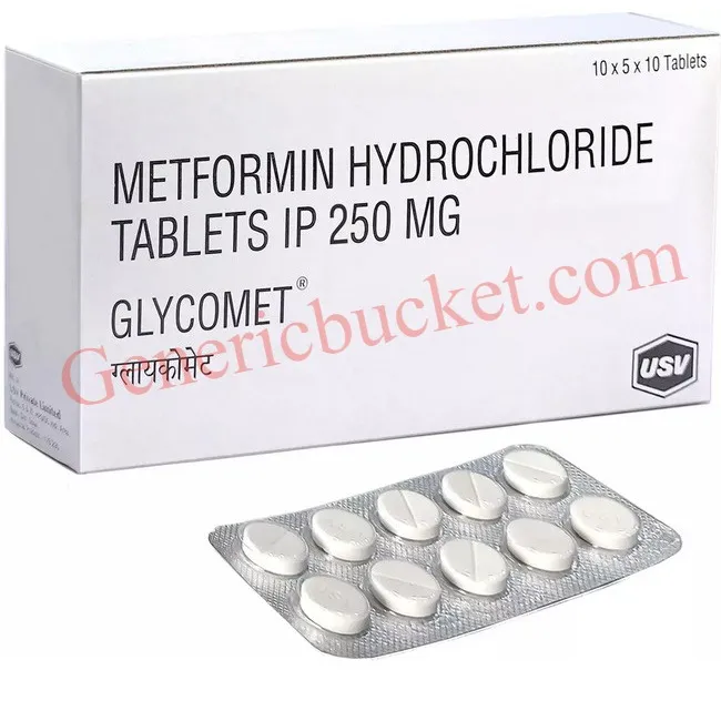Glycomet 250mg Tablet (1)-ink Glycomet 250mg Tablet