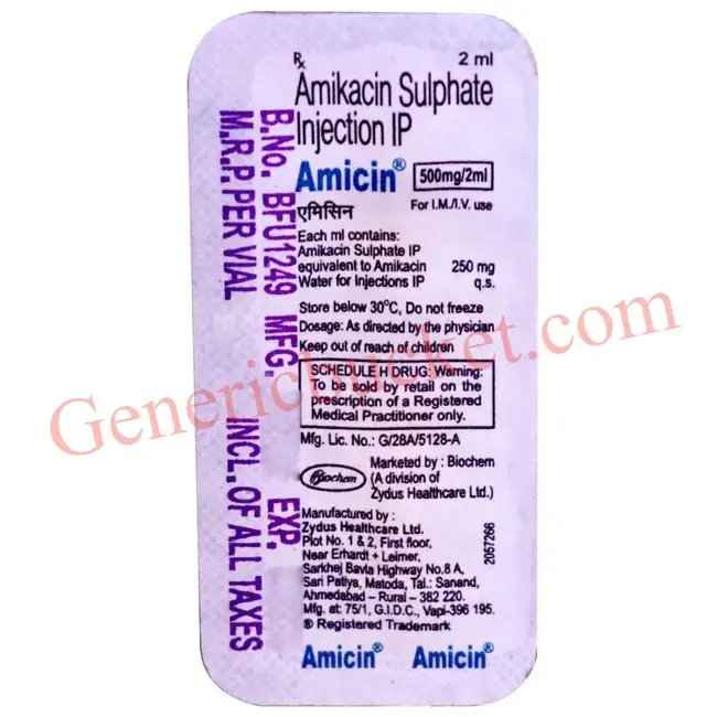 Amicin 500mg Injection (1)-ink Amicin 500mg Injection