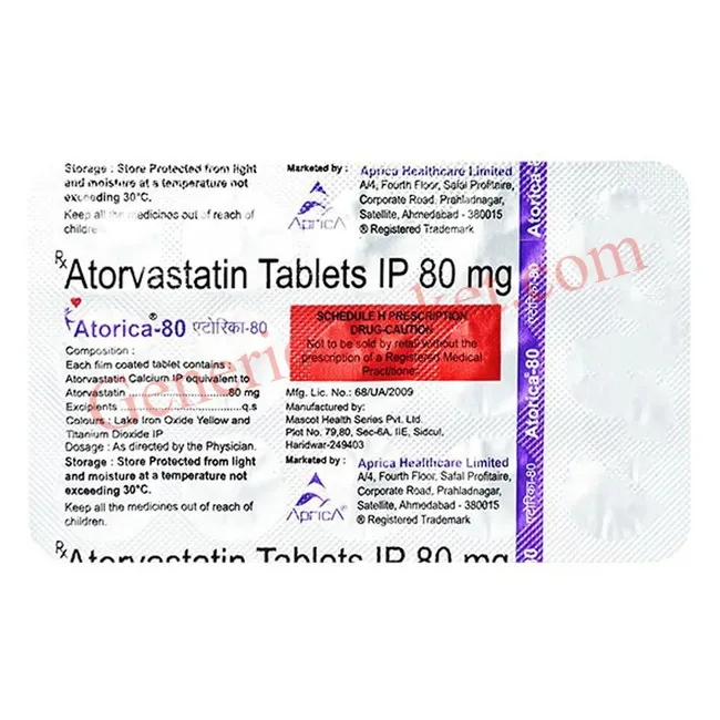 Atorica 80mg Tablet (1)-ink Atorica 80mg Tablet
