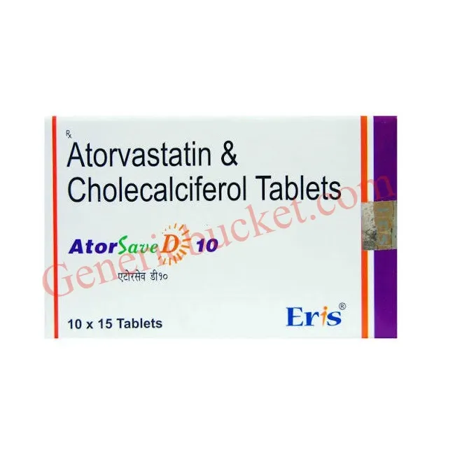 Atorsave D 10 Tablet-ink Atorsave D 10 Tablet