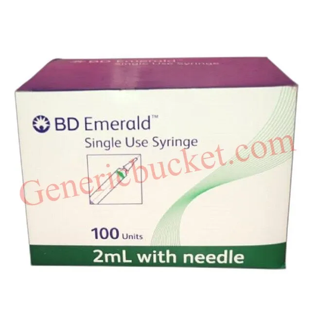 BD Emerald 2ml Syringe with 24G Needle (1)-ink BD Emerald 2ml Syringe with 24G Needle
