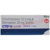 CTD-O 12.5/20 Tablet