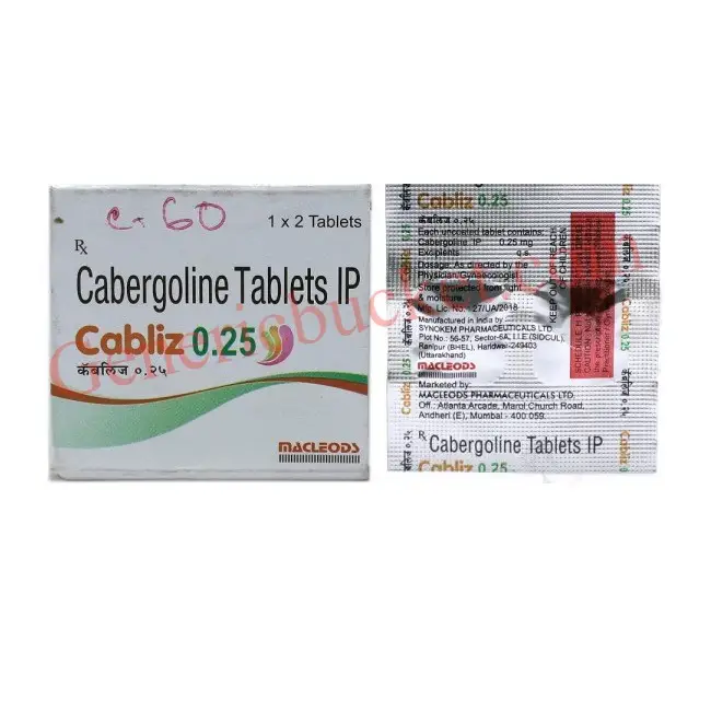 Cabliz 0.25mg Tablet-ink Cabliz 0.25mg Tablet