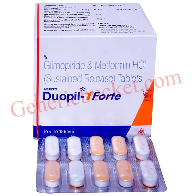 Duopil 1 Forte Tablet (1)-ink Duopil 1 Forte Tablet