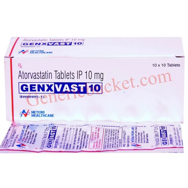 Genxvast 10mg Tablet (1)-ink Genxvast 10mg Tablet