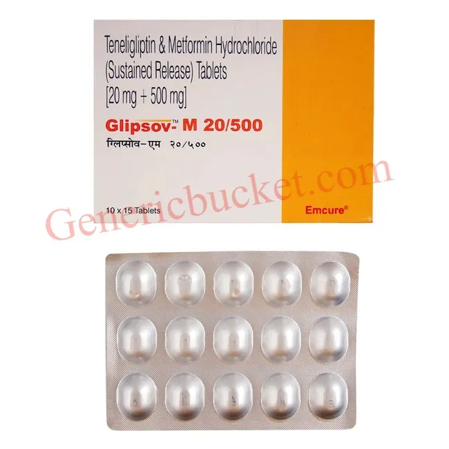 Glipsov M 20500 Tablet (1)-ink Glipsov M 20/500 Tablet