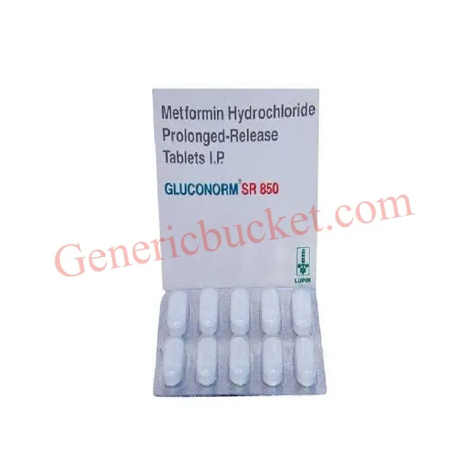 Gluconorm SR 850mg Tablet-ink Gluconorm SR 850mg Tablet