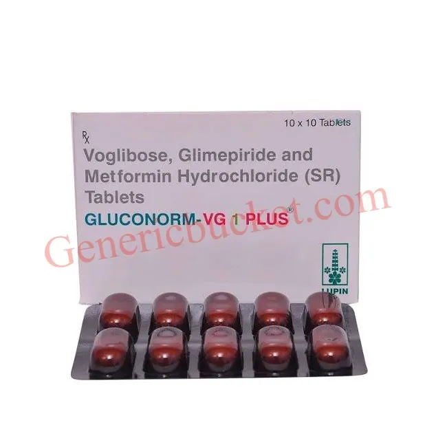 Gluconorm-VG 1 Plus Tablet-ink Gluconorm-VG 1 Plus Tablet