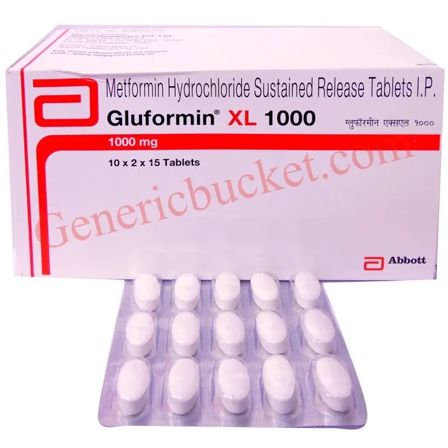 Gluformin XL 1000 Tablet (1)-ink Gluformin XL 1000 Tablet