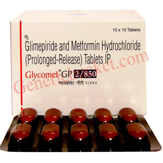 Glycomet-GP 2850 Tablet (1)-ink Glycomet-GP 2/850 Tablet