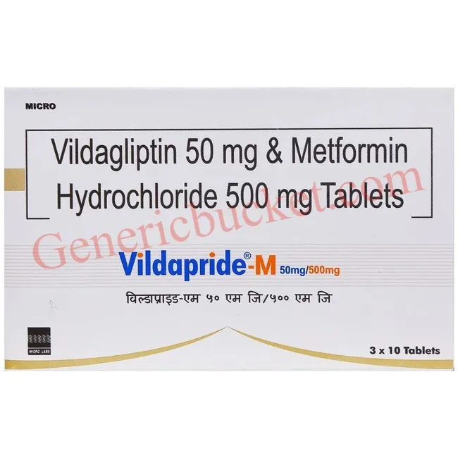 Vildapride M 500mg50mg Tablet (1)-ink Vildapride M 500mg/50mg Tablet