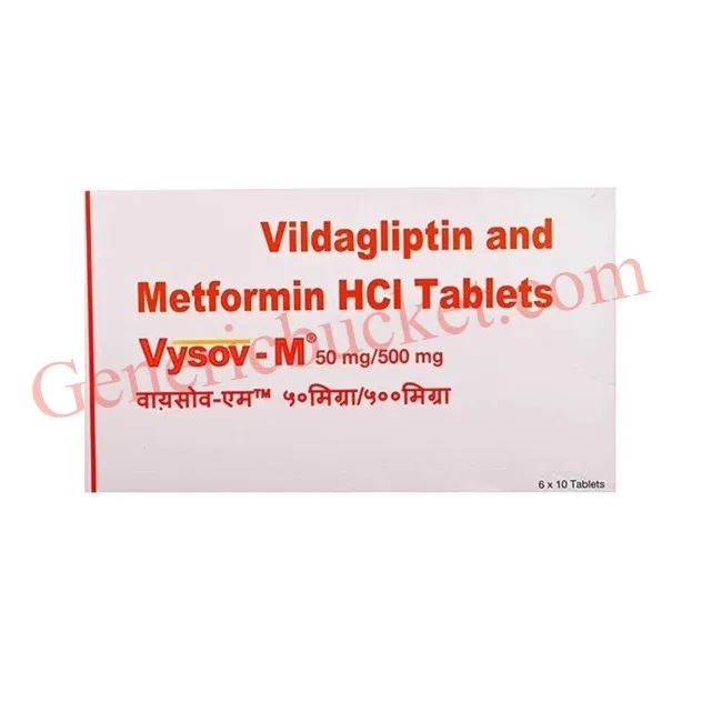Vysov M 50mg500mg Tablet-ink Vysov M 50mg/500mg Tablet