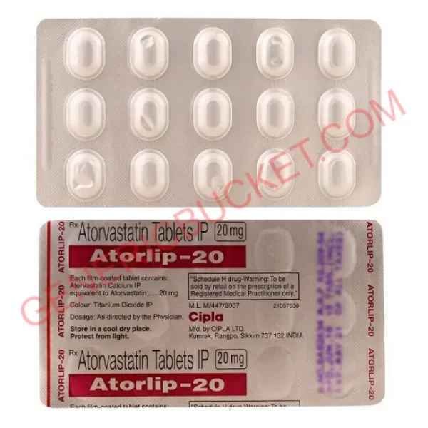 ATORLIP 20 MG TABLET 15