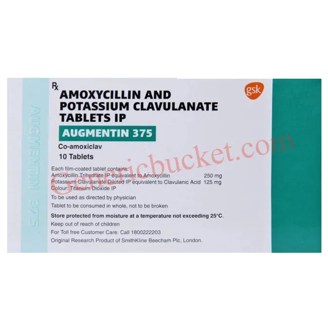 Augmentin 375 Tablet (1)-ink Augmentin 375 Tablet