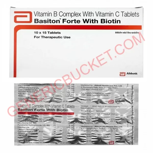BASITON FORTE (WITH BIOTIN) TABLET 15
