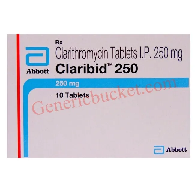 Claribid 250 Tablet (1)-ink Claribid 250 Tablet