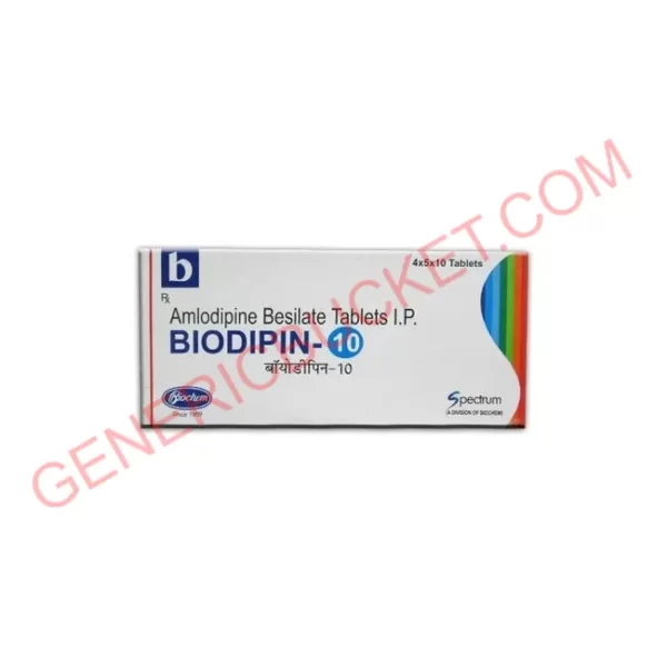 BIODIPIN 10 TAB 10