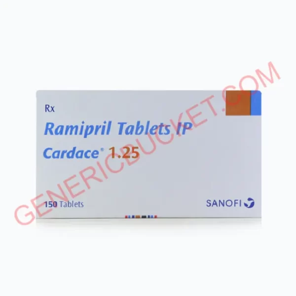 CARDACE 1.25MG TABLET 15S