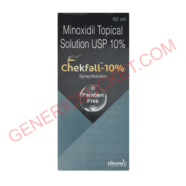 Chekfall 10% Spray/Solution | Minoxidil (10% w/v) | genericbucket