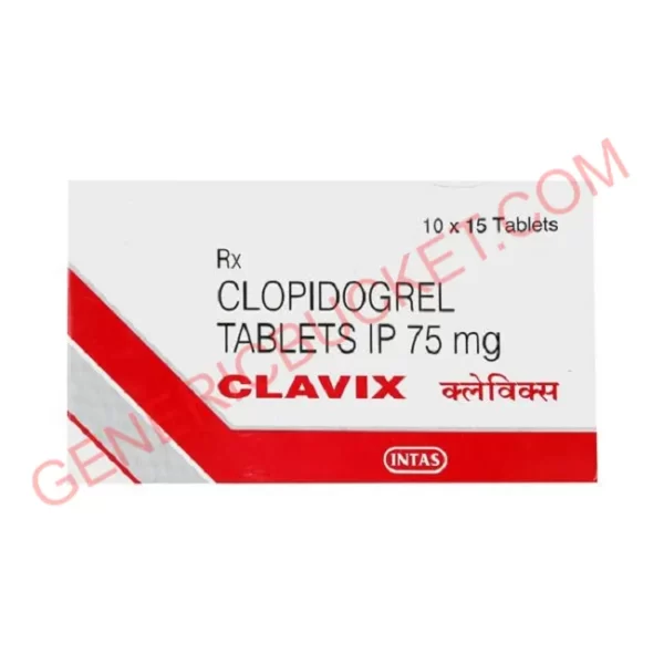 CLAVIX 75MG TABLET 15S