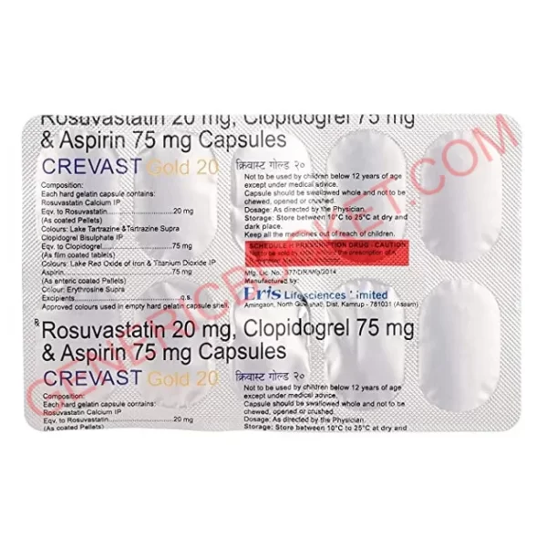 CREVAST GOLD 20 CAP 10