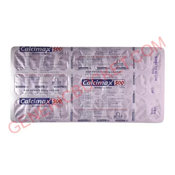 Calcimax 500 Tablet 30S