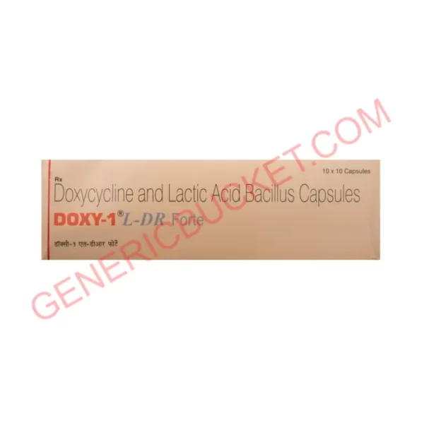 DOXY 1 L-DR FORTE 100MG+5B CAPSULE 10