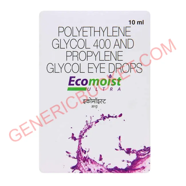 Ecomoist Ultra Eye Drops - Uses, Dosage, Side Effects, Price, Composition