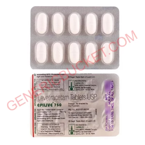 EPILIVE 750 MG TABLET 10