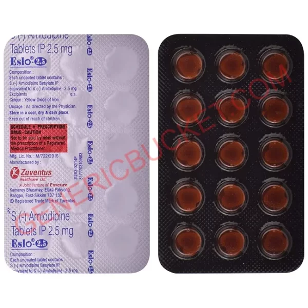 ESLO 2.5 MG TABLET 15