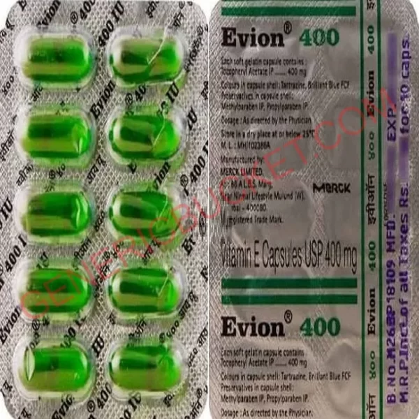 EVION 400 MG CAPSULE 10