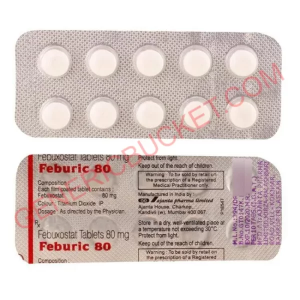 FEBURIC 80 MG TABLET 15