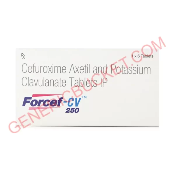 FORCEF CV 250MG TAB 6 TAB