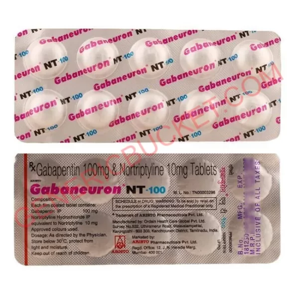 GABANEURON NT 100 100+10MG TABLET 10