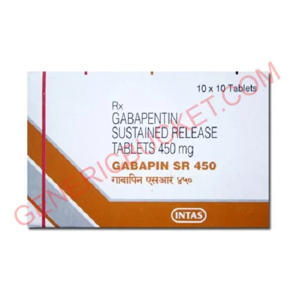 GABAPIN 450 MG TABLET SR 10