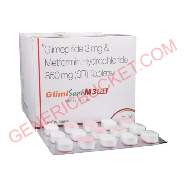 GEPRIDE M 3+850 MG TABLET 10