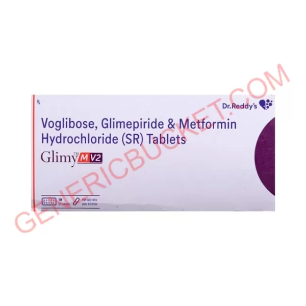 GLIMY MV 0.2+500+1 MG TABLET 10