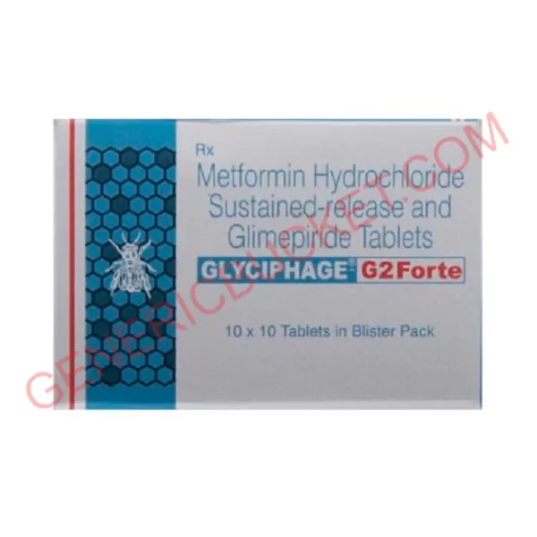 GLYCIPHAGE G FORTE 2 1000 MG TABLET 10