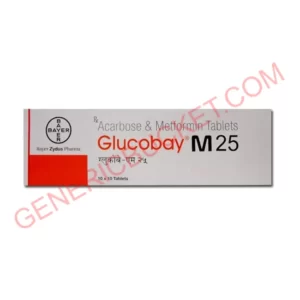 Glucobay-M-25-Acarbose-Metformin-Tablets-25mg