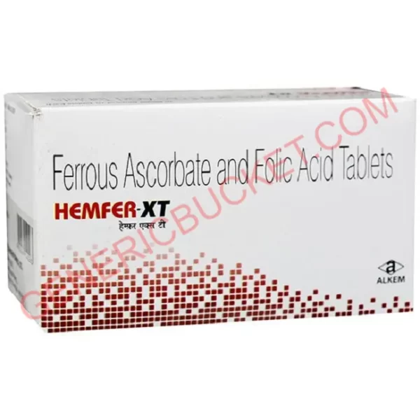 HEMFER-XT 100+1.5 MG TABLET 10