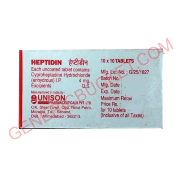 HEPTIDIN 4 MG TABLET 10