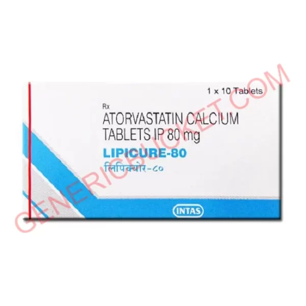 LIPICURE 80 MG TABLET 10