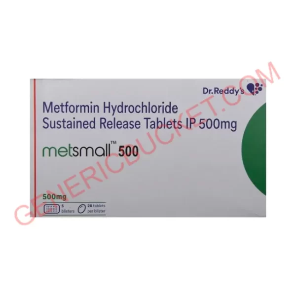 MET SMALL 500 MG TABLET 28