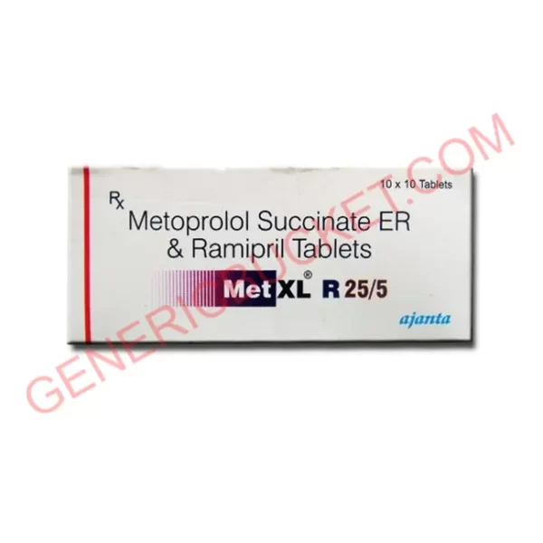 MET XL R 25+5 MG TABLET 15S