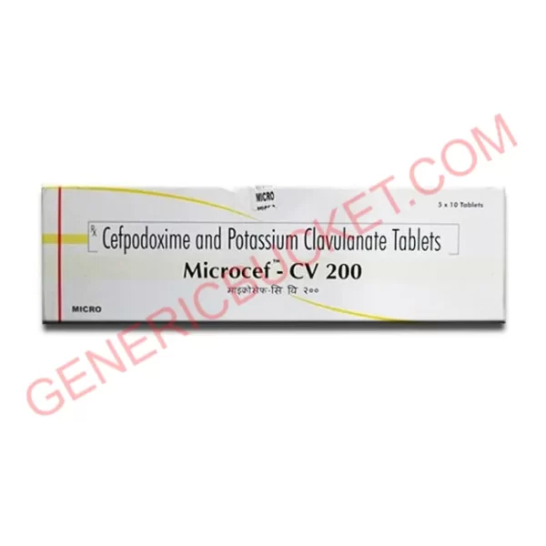 MICROCEF CV 200 TAB 10
