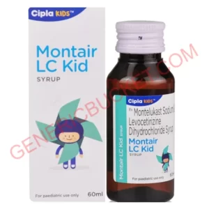 MONTAIR LC KID 4+2.5 MG SYRUP 60 ML