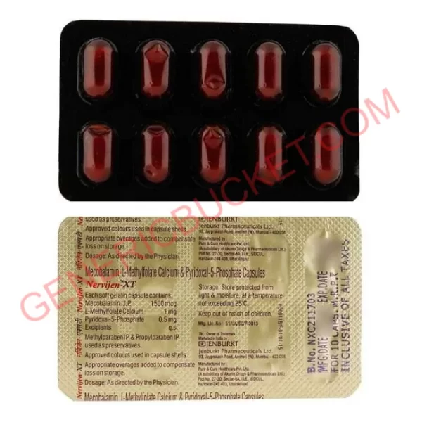 NERVIJEN XT 1500 MCG CAPSULE 10