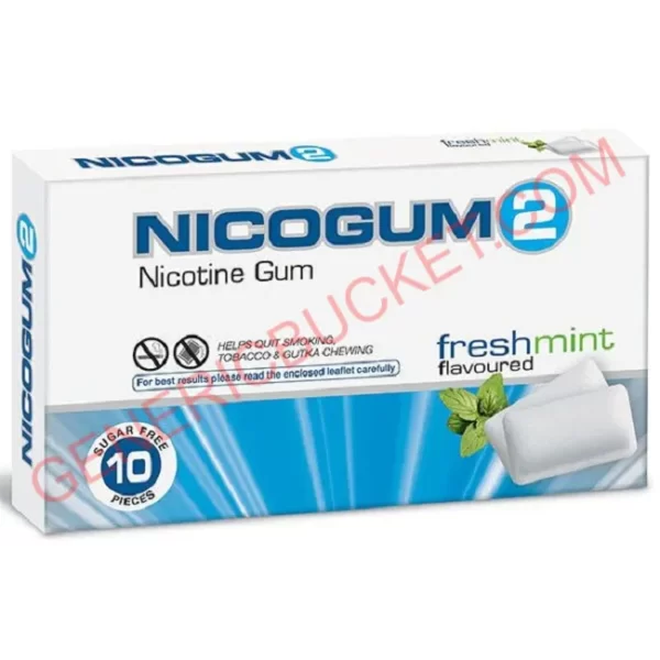 NICOGUM FRESHMINT 2 MG TABLET 10