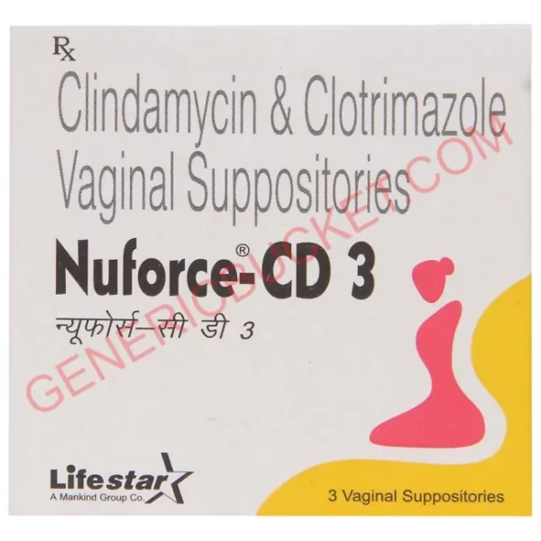 NUFORCE CD3 VAGINAL SUPPOSITORIES 3